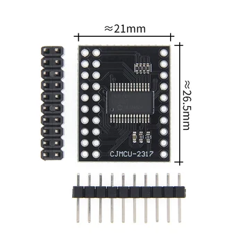 10pcs MCP23017 Serial Interface Module IIC I2C SPI MCP23S17 Bidirectional 16-Bit I/O Expander Pins 10Mhz Serial Interface Module
10pcs MCP23017 Serial Interface Module IIC I2C SPI MCP23S17 Bidirectional 16-Bit I/O Expander Pins 10Mhz Serial Interface Module