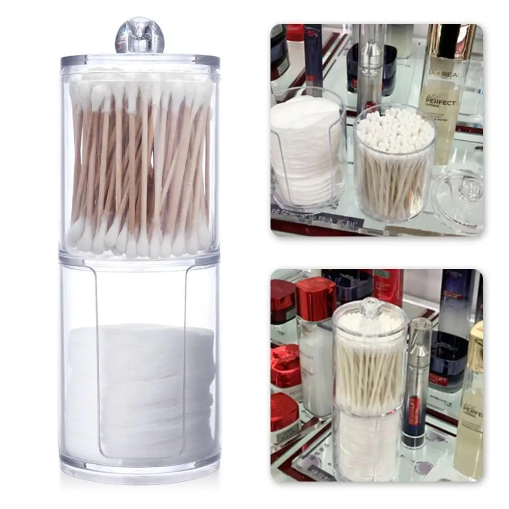 Acrylic Multifunctional Round Qtip Container Cosmetic Makeup Cotton Pad Organizer Makeup Desktop Tool Jewelry Case Container New
Acrylic Multifunctional Round Qtip Container Cosmetic Makeup Cotton Pad Organizer Makeup Desktop Tool Jewelry Case Container New