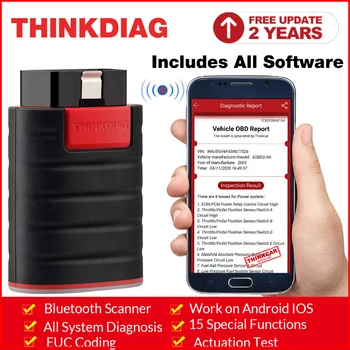 Thinkcar ThinkDiag All system Bluetooth Scanner with All software work on android IOS 15 Reset service obdii code reader Scanner
Thinkcar ThinkDiag All system Bluetooth Scanner with All software work on android IOS 15 Reset service obdii code reader Scanner