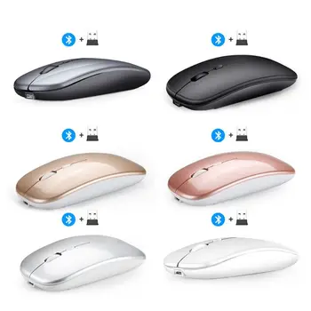 Adjustable DPI 2.4GHz Bluetooth Mouse USB Rechargeable Wireless Thin Silent Mice for Laptop PC Computer
Adjustable DPI 2.4GHz Bluetooth Mouse USB Rechargeable Wireless Thin Silent Mice for Laptop PC Computer