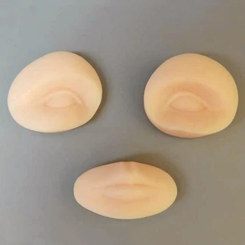 3PCS PVC Eyebrow Lips Face Head Practice Tattoo Practice SKin Fake Training Skin For Permanent Makeup Microblading
3PCS PVC Eyebrow Lips Face Head Practice Tattoo Practice SKin Fake Training Skin For Permanent Makeup Microblading