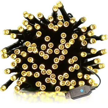 DC5V 8 modes fairy lights USB 100/200 leds Waterproof Outdoor Led String Light Wedding Christmas Garden Party Decoration garland
DC5V 8 modes fairy lights USB 100/200 leds Waterproof Outdoor Led String Light Wedding Christmas Garden Party Decoration garland