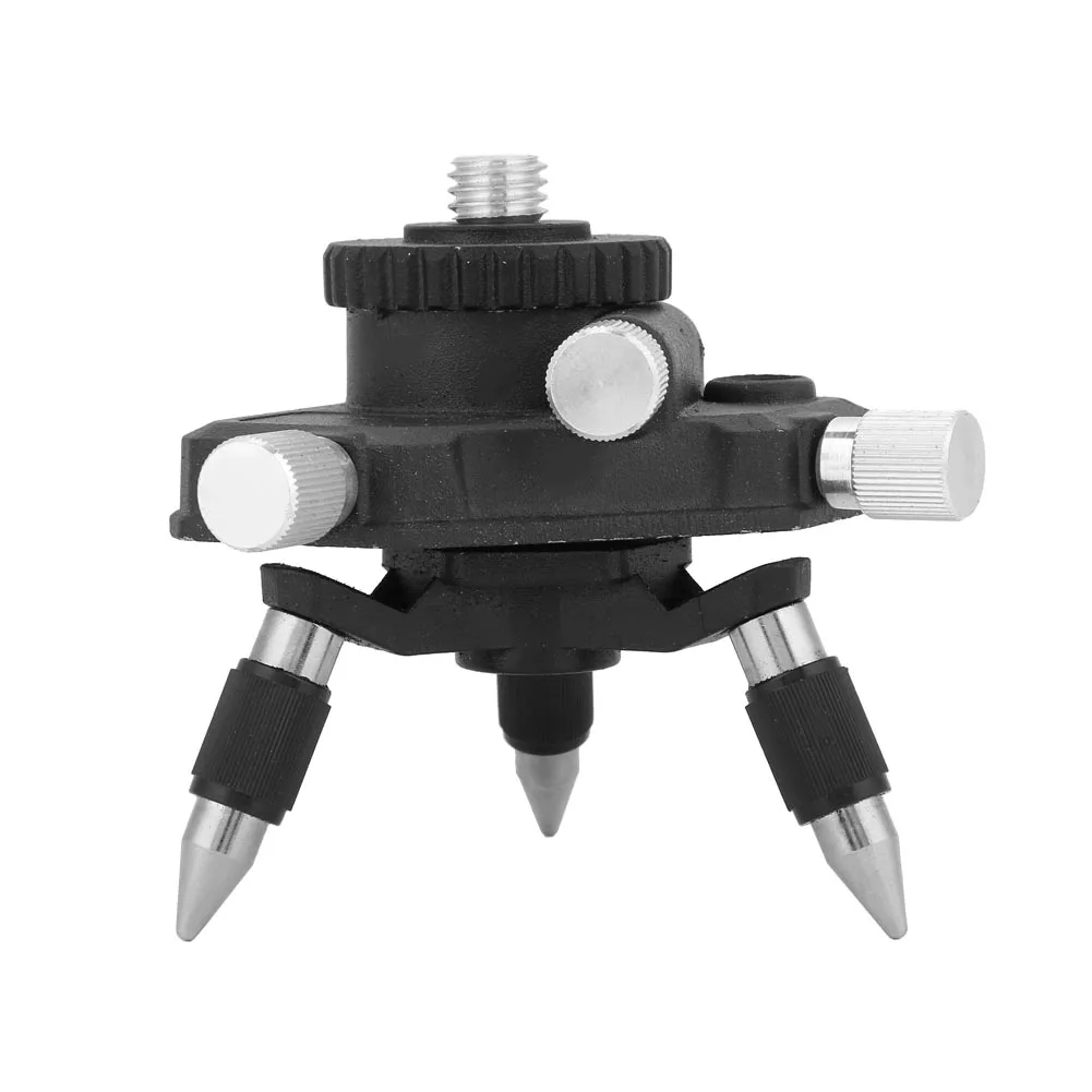 360 Degree Standard Adjustable Rotation Tripod Stand Bracket for Laser Level (5/8" / 1/4" Thread)
360 Degree Standard Adjustable Rotation Tripod Stand Bracket for Laser Level (5/8" / 1/4" Thread)