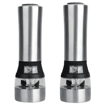 Pepper Grinder 2 in 1 Stainless Steel Seasoning Salt Pepper Mill Premium Salt Shaker Herb Grinder Spice Mill Kitchen Accessories
Pepper Grinder 2 in 1 Stainless Steel Seasoning Salt Pepper Mill Premium Salt Shaker Herb Grinder Spice Mill Kitchen Accessories