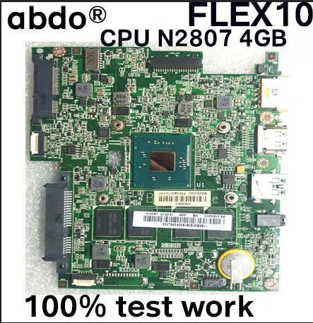 Abdo BM5338 motherboard for FLEX10 notebook CPU N2807 4G RAM 100% test work | Компьютеры и офис