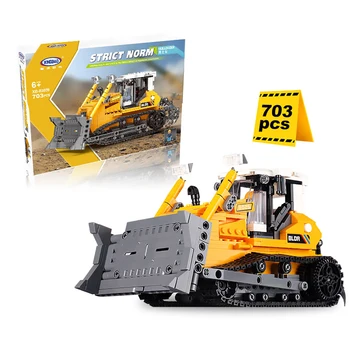 MOC Vehicle 703Pcs Mechanical Educational Small Particle Engineering Bulldozer Building Blocks DIY Construction Model
MOC Vehicle 703Pcs Mechanical Educational Small Particle Engineering Bulldozer Building Blocks DIY Construction Model