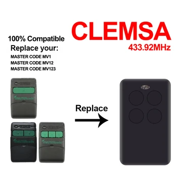 Copy Code 4 Channel Universal Remote Control Cloning Duplicator CLEMSA MUTANCODE Transmitter 280-868MHz Garage Door Gate Opener
Copy Code 4 Channel Universal Remote Control Cloning Duplicator CLEMSA MUTANCODE Transmitter 280-868MHz Garage Door Gate Opener