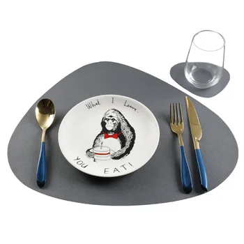 Tableware Pad Placemat PU Leather Table Mat Heat Insulation Non-Slip Placemats Bowl Coaster Kitchen
Tableware Pad Placemat PU Leather Table Mat Heat Insulation Non-Slip Placemats Bowl Coaster Kitchen