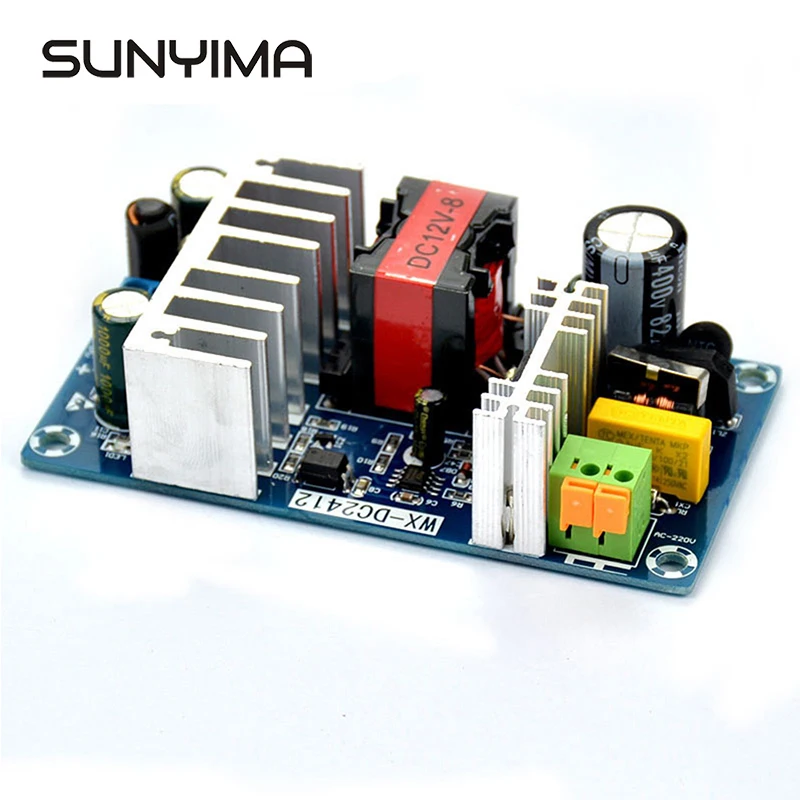 SUNYIMA 1PC AC 85-265V To DC 12V 8A AC/DC 50/60Hz Switching Power Supply Module Board
SUNYIMA 1PC AC 85-265V To DC 12V 8A AC/DC 50/60Hz Switching Power Supply Module Board