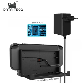 DATA FROG EU/US Plug AC Adapter Charger for Nintendo Switch Travel Charger For NS Game Console Charging USB Type C Power Supply
DATA FROG EU/US Plug AC Adapter Charger for Nintendo Switch Travel Charger For NS Game Console Charging USB Type C Power Supply