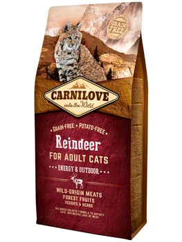 BRIT BRIT CARNILOVE CAT ADULT ENERGY & OUTDOOR REINDEER bezzernovoy for active adult cats with reindeer meat
BRIT BRIT CARNILOVE CAT ADULT ENERGY & OUTDOOR REINDEER bezzernovoy for active adult cats with reindeer meat