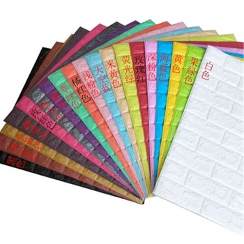 New DIY 3D Brick PE Foam Wallpaper Panels Room Decal Stone Decoration Embossed Living Room Kids Safty Bedroom Home Decor 70*38cm
New DIY 3D Brick PE Foam Wallpaper Panels Room Decal Stone Decoration Embossed Living Room Kids Safty Bedroom Home Decor 70*38cm