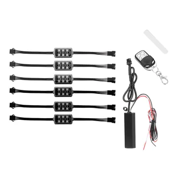 Lamp 6SMD Light 12pcs set Motorcycle ATV RGB LED Kit Atmosphere Universal 
Lamp 6SMD Light 12pcs set Motorcycle ATV RGB LED Kit Atmosphere Universal