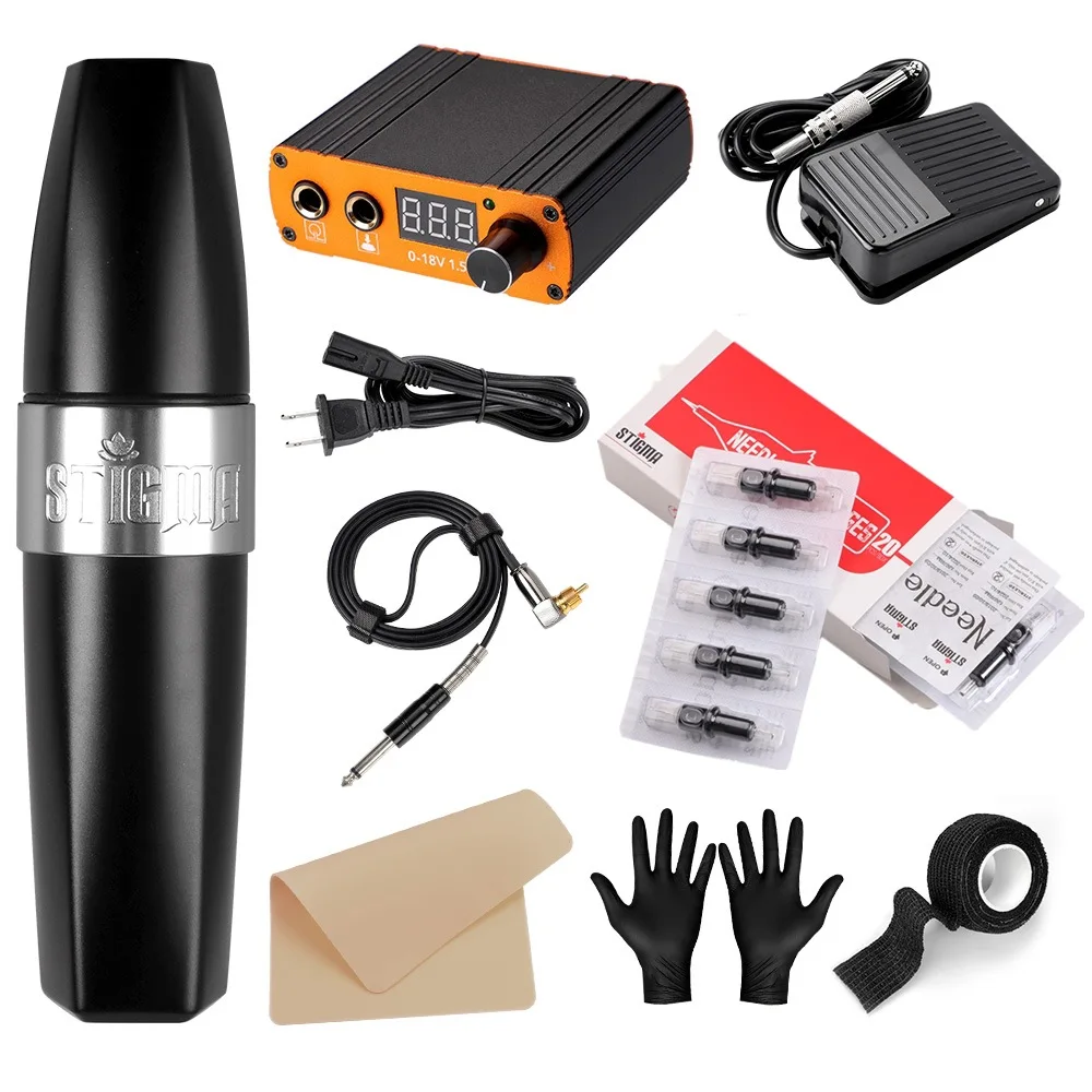 Compelte Tattoo Pen Kit Set Permanent Makeup Kit Rotary Machines Mini Power Tattoo Cartridge Needles Tattoo Practice Skin Supply
Compelte Tattoo Pen Kit Set Permanent Makeup Kit Rotary Machines Mini Power Tattoo Cartridge Needles Tattoo Practice Skin Supply