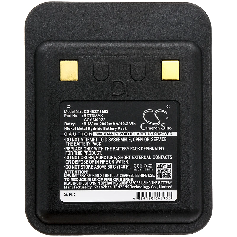 Cameron Sino NEW Battery for Bullard Heiman T3 T3 T3 Max T320 T320T T3LT T3MAX T3MAXWITH TT T3MAXWITH-TT T3XT T4 T4MAX
Cameron Sino NEW Battery for Bullard Heiman T3 T3 T3 Max T320 T320T T3LT T3MAX T3MAXWITH TT T3MAXWITH-TT T3XT T4 T4MAX