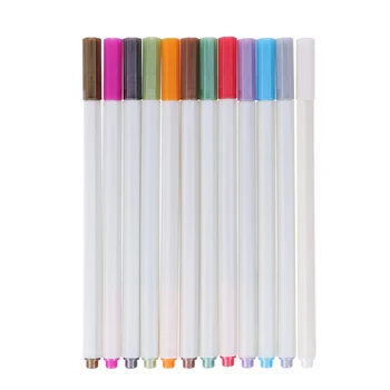 12Pcs Marker Pens Art Muti-colored DIY Metallic Pens for Drawing Painting Marking
12Pcs Marker Pens Art Muti-colored DIY Metallic Pens for Drawing Painting Marking