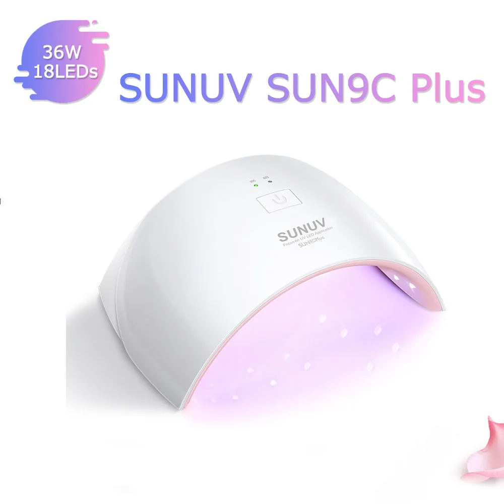 SUN9c 24 Вт SUN9C Плюс 36 СВЕТОДИОДНЫЕ Лампы Ногтей Профессиональная УФ Сушилка для