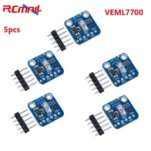 5Pcs VEML7700 Ambient Light Sensor Module 16 Bits Light Lux measuring I2C Interface for Arduino Raspberry Pi
5Pcs VEML7700 Ambient Light Sensor Module 16 Bits Light Lux measuring I2C Interface for Arduino Raspberry Pi