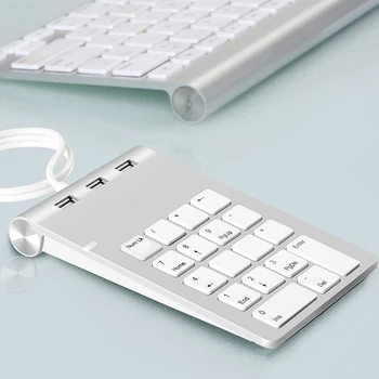 18 Keys Portable Plug And Play Practical Ultra Slim Multifunctional USB 2.0 Digital Keyboard Numeric Keypad For Laptop PC Wired
18 Keys Portable Plug And Play Practical Ultra Slim Multifunctional USB 2.0 Digital Keyboard Numeric Keypad For Laptop PC Wired