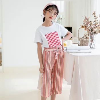 YourSeason New Arrival 2020 Summer Girls Fashion Clothing Set Kids Shirt Tops And Stripe Pants Baby Girl Two Piece Suit Bow
YourSeason New Arrival 2020 Summer Girls Fashion Clothing Set Kids Shirt Tops And Stripe Pants Baby Girl Two Piece Suit Bow