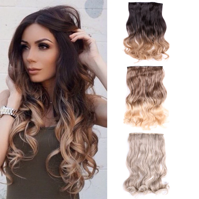 Synthetic 5 Clip Hair Extension Ombre Curly Clip Ins Hair Piece Blonde Brown Balck Long Straight Fake Hairpiece Msglamor
Synthetic 5 Clip Hair Extension Ombre Curly Clip Ins Hair Piece Blonde Brown Balck Long Straight Fake Hairpiece Msglamor