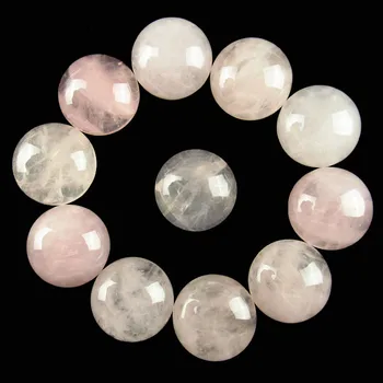 (Free Shipping) 10Pcs 36g Natural Rose Quartzs Round CAB CABOCHON 18x7mm 
(Free Shipping) 10Pcs 36g Natural Rose Quartzs Round CAB CABOCHON 18x7mm