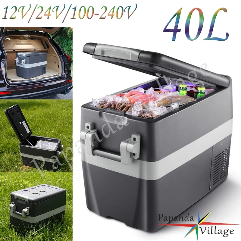 Mini Portable Compressor Fridges 12V/24V/100-240V 60W 40L Car Refrigerator Low Noise Freezer For Car Home Picnic -18~10 Degrees
Mini Portable Compressor Fridges 12V/24V/100-240V 60W 40L Car Refrigerator Low Noise Freezer For Car Home Picnic -18~10 Degrees