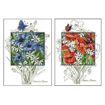 Flower in the picture Patterns Counted Cross Stitch 11CT 14CT 18CT DIY Chinese Cross Stitch Kits Embroidery Needlework Sets
Flower in the picture Patterns Counted Cross Stitch 11CT 14CT 18CT DIY Chinese Cross Stitch Kits Embroidery Needlework Sets