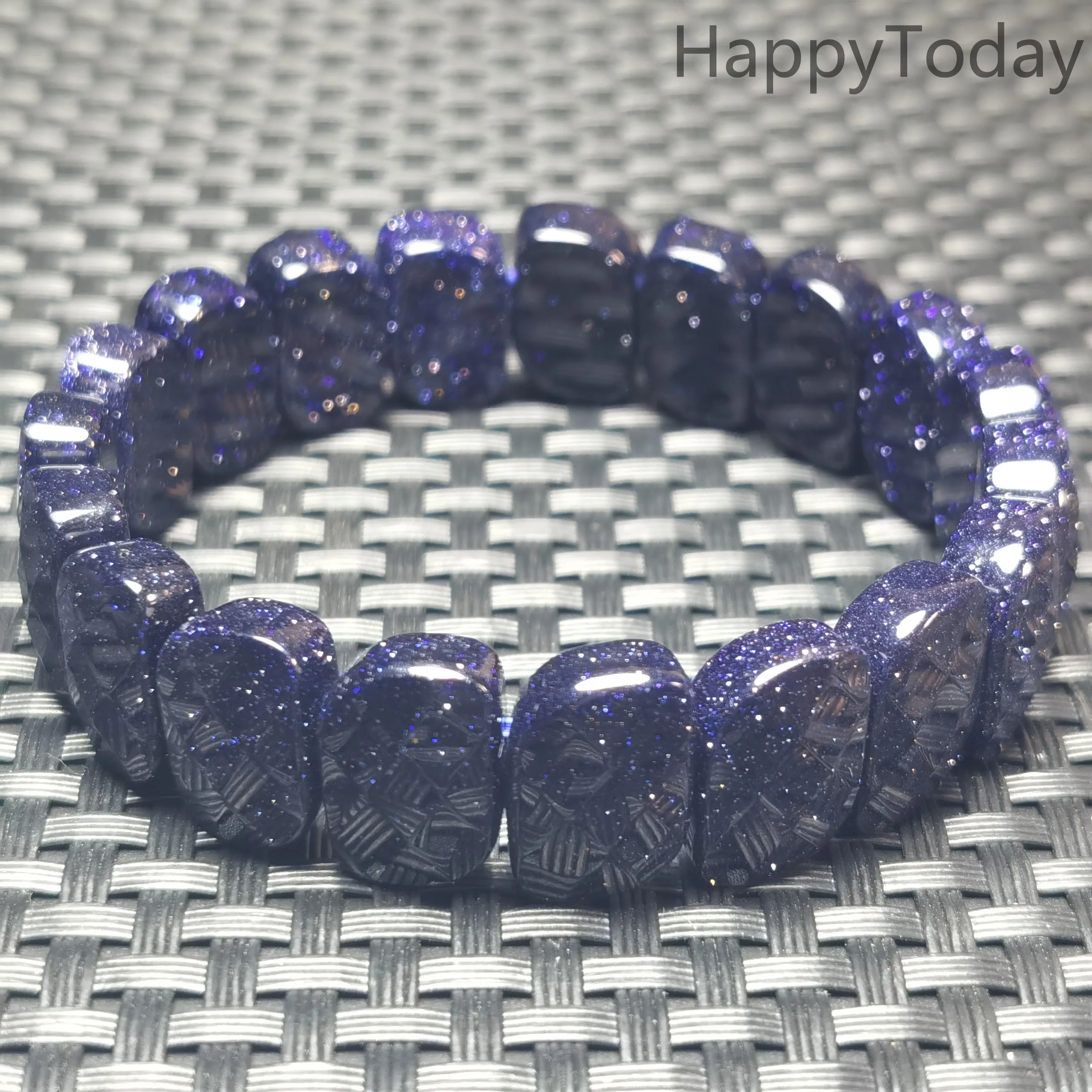 Natural Blue sand "S" shape Bracelets Geometry Long Beaded Stone Wrap Bracelet Elastic Bangle
Natural Blue sand "S" shape Bracelets Geometry Long Beaded Stone Wrap Bracelet Elastic Bangle