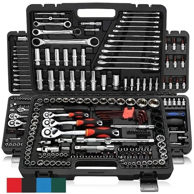 46pcs Ratchet Socket Car Repair Tool Wrench Head Set Pawl Socket Wrench Professional Screwdriver Wrench Kit Metallurgical Tools
46pcs Ratchet Socket Car Repair Tool Wrench Head Set Pawl Socket Wrench Professional Screwdriver Wrench Kit Metallurgical Tools
