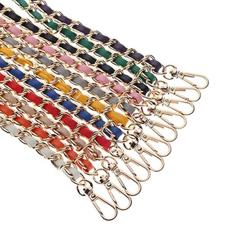 Pu Leather Shoulder Bag Strap Chain Bands Accessories 122cm Metal Replacement Long Belts Handbag
Pu Leather Shoulder Bag Strap Chain Bands Accessories 122cm Metal Replacement Long Belts Handbag
