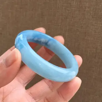 H516 Aquamarine Bangle Fine Jewelry Perimeter 50mm 100% Natural Aquamarine Children Bangles for Child Fine Bangles 
H516 Aquamarine Bangle Fine Jewelry Perimeter 50mm 100% Natural Aquamarine Children Bangles for Child Fine Bangles