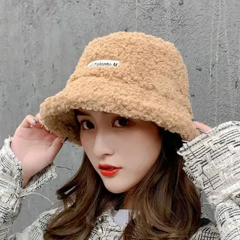 Winter Lamb Velvet Fisherman Hat Female Hat Teddy Velvet Warm Ear Protector Bucket Hat Accessories Retro Cap Versa Plush Hat
Winter Lamb Velvet Fisherman Hat Female Hat Teddy Velvet Warm Ear Protector Bucket Hat Accessories Retro Cap Versa Plush Hat