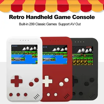 2.5" TFT LCD Screen AV Out Handheld Retro Game Console Built-in 299 High Tech Classic Games For Kids Children Adults
2.5" TFT LCD Screen AV Out Handheld Retro Game Console Built-in 299 High Tech Classic Games For Kids Children Adults