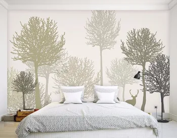 CJSIR Custom Wallpaper Simple Pastoral Gray Retro Woods Elk TV Background Wall Home Decor Living Room Bedroom 3d Wallpaper
CJSIR Custom Wallpaper Simple Pastoral Gray Retro Woods Elk TV Background Wall Home Decor Living Room Bedroom 3d Wallpaper