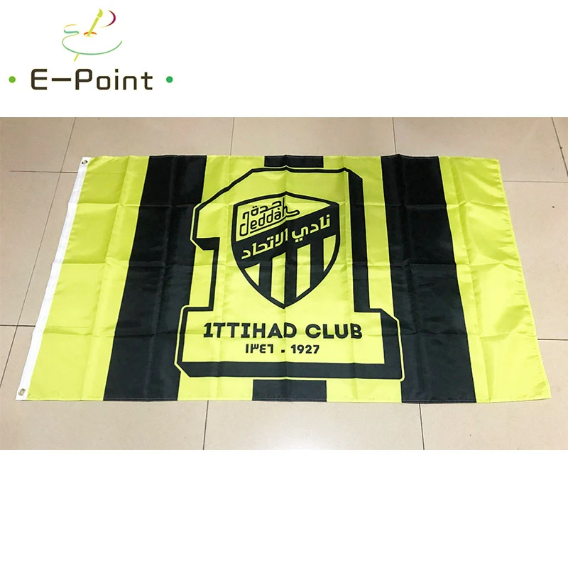 Flag of Saudi Arabia SPL Al-Ittihad FC 3ft*5ft (90*150cm) Size Christmas Decorations for Home Flag Banner Gifts
Flag of Saudi Arabia SPL Al-Ittihad FC 3ft*5ft (90*150cm) Size Christmas Decorations for Home Flag Banner Gifts