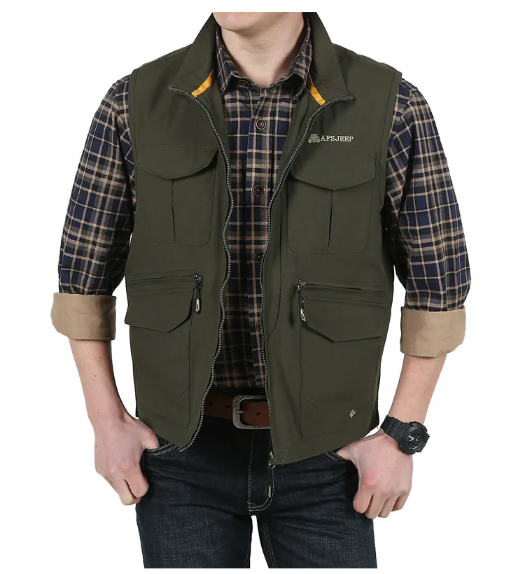 Spring And Autumn Nianjeep Waistcoat NIANJEEP Fishing Photography Reporter Groups Travel Outdoor Mountaineering Clothing Waistco
Spring And Autumn Nianjeep Waistcoat NIANJEEP Fishing Photography Reporter Groups Travel Outdoor Mountaineering Clothing Waistco
