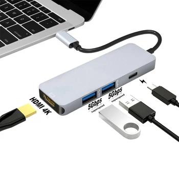 Mini USB C HUB USB-C to USB 3.0 HUB 4K UHD HDMI Adapter for MacBook Samsung Galaxy S9 Type C PD Hub HDTV Monitor Video Converter
Mini USB C HUB USB-C to USB 3.0 HUB 4K UHD HDMI Adapter for MacBook Samsung Galaxy S9 Type C PD Hub HDTV Monitor Video Converter