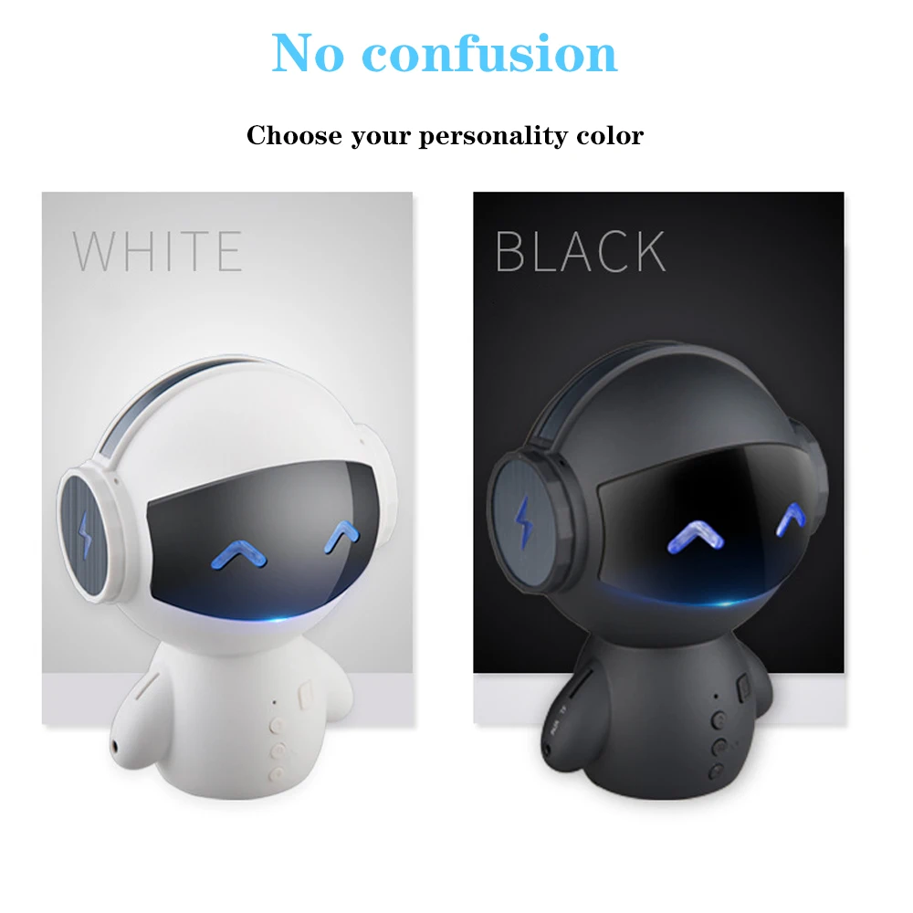 Cute Intelligent Robot Bluetooth Speaker M10 Mini Smart-Robot Super Bass Portable Bluetooth Speakers For Power Bank Music Gift
Cute Intelligent Robot Bluetooth Speaker M10 Mini Smart-Robot Super Bass Portable Bluetooth Speakers For Power Bank Music Gift
