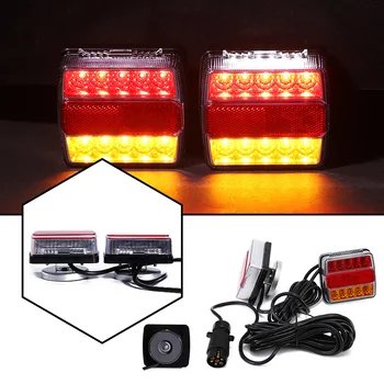 7.5m Cable Magnetic Trailer Board LED Lights Rear Tail Car Van 12V 6000K High Mount Stop Lamp Auto Stop Signal
7.5m Cable Magnetic Trailer Board LED Lights Rear Tail Car Van 12V 6000K High Mount Stop Lamp Auto Stop Signal