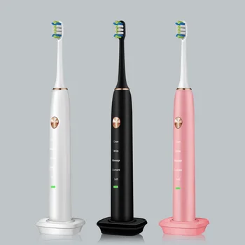 Electric Toothbrush Sonic Wave Rechargeable 5 Modes Adult Timer Tooth With 2pc Replacement Brush Heads For Home Tooth Whitening
Electric Toothbrush Sonic Wave Rechargeable 5 Modes Adult Timer Tooth With 2pc Replacement Brush Heads For Home Tooth Whitening