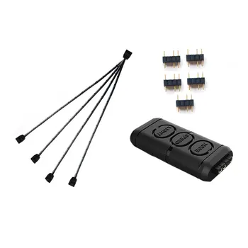 12V and 5V RGB Fan Light bar Controller Contain 1 to 3 extended line for CPU Cooling Computer Case RGB fan adapter
12V and 5V RGB Fan Light bar Controller Contain 1 to 3 extended line for CPU Cooling Computer Case RGB fan adapter