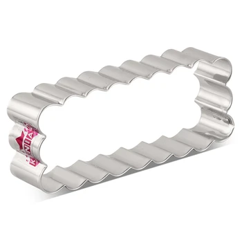 KENIAO Rectangular Fluted Cookie Cutter for Kids Birthday Party - 12 x 4.9 cm - Biscuit / Fondant / Pastry - Stainless Steel
KENIAO Rectangular Fluted Cookie Cutter for Kids Birthday Party - 12 x 4.9 cm - Biscuit / Fondant / Pastry - Stainless Steel