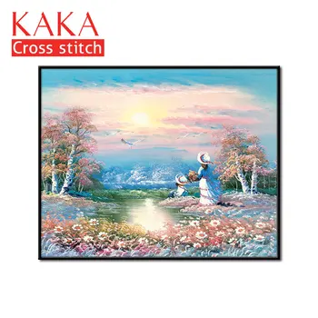 Cross stitch kits,Embroidery needlework sets with printed pattern,11CT-canvas for Home Decor Painting,Landscape Full NCKS046
Cross stitch kits,Embroidery needlework sets with printed pattern,11CT-canvas for Home Decor Painting,Landscape Full NCKS046