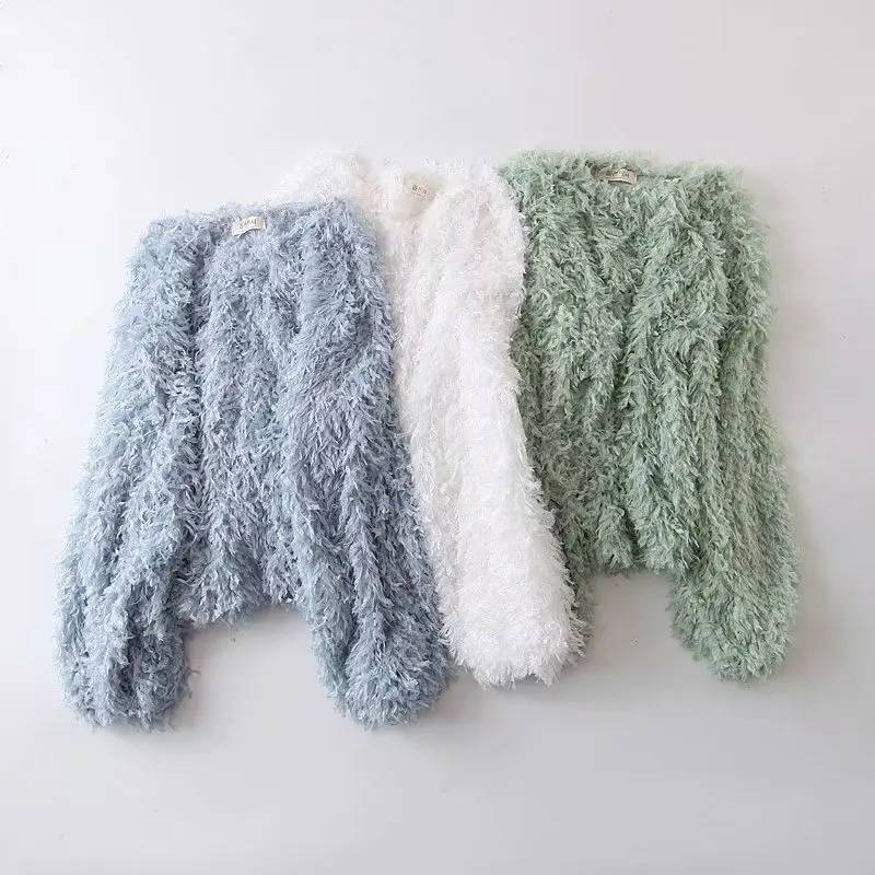 Overplus of Goods Exported to Europe And US Women's Faux Fur Long-sleeved Coat England Versatile Tops Loose-Fit Crew Neck rong m
Overplus of Goods Exported to Europe And US Women's Faux Fur Long-sleeved Coat England Versatile Tops Loose-Fit Crew Neck rong m