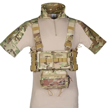 MK3 Chest Rig Tactical Hunting Vest 2 M4 Triple Magazine AK Double Insert Pouch Sub Abdominal H Harness 500D Cordura Nylon Men
MK3 Chest Rig Tactical Hunting Vest 2 M4 Triple Magazine AK Double Insert Pouch Sub Abdominal H Harness 500D Cordura Nylon Men