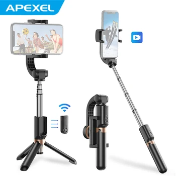 4-Section Single Axis Handheld Gimbal Stabilizer with Selfie Stick Tripod Functions 360° Flexible Rotation with Remote Control
4-Section Single Axis Handheld Gimbal Stabilizer with Selfie Stick Tripod Functions 360° Flexible Rotation with Remote Control