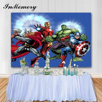 InMemory 5X7FT Children Comics Superhero Photography Backdrop Baby Show Birthday Photo Background customized Studio Backdrop
InMemory 5X7FT Children Comics Superhero Photography Backdrop Baby Show Birthday Photo Background customized Studio Backdrop