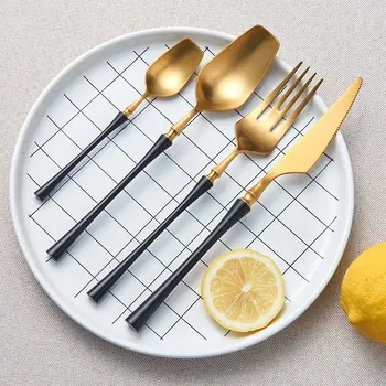 Spklifey Cutlery Set Stainless Steel Gold Dinner Set Tableware Dinnerware Fork Spoon Knife Set Cutlery Eco Friendly
Spklifey Cutlery Set Stainless Steel Gold Dinner Set Tableware Dinnerware Fork Spoon Knife Set Cutlery Eco Friendly