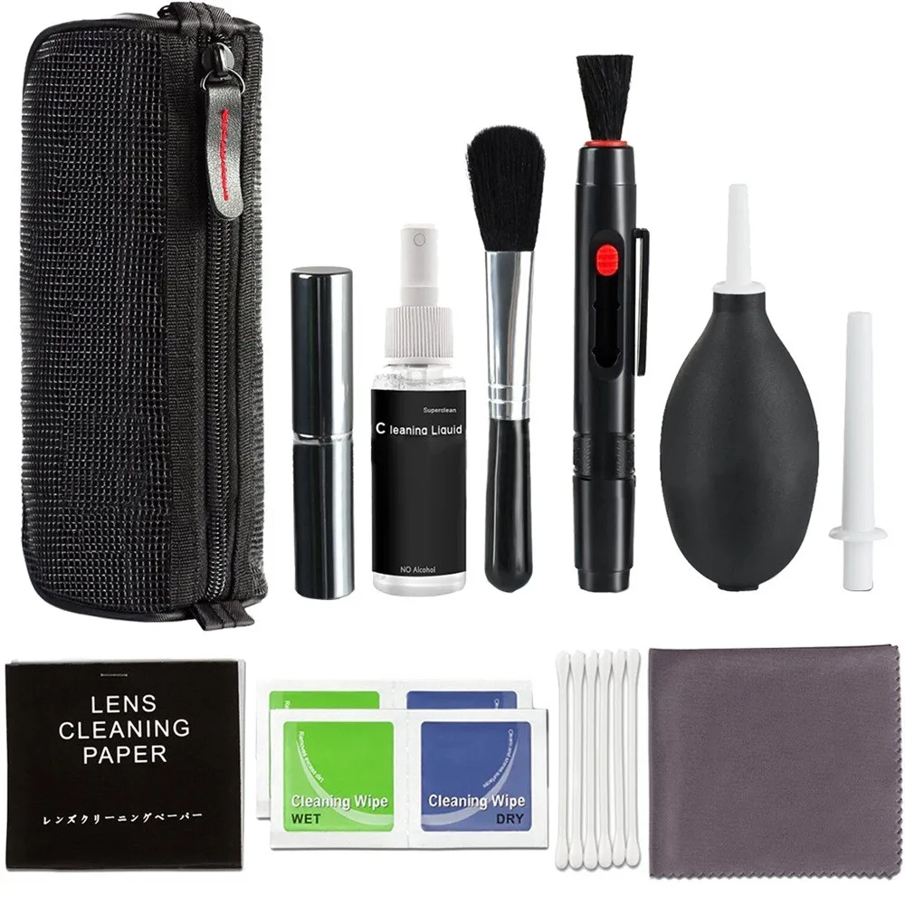 Camera Cleaning Kit Equipment Photo Clean Brush Set Professional Fan Non-toxic Practical Digital Camera Cleaner Tools
Camera Cleaning Kit Equipment Photo Clean Brush Set Professional Fan Non-toxic Practical Digital Camera Cleaner Tools